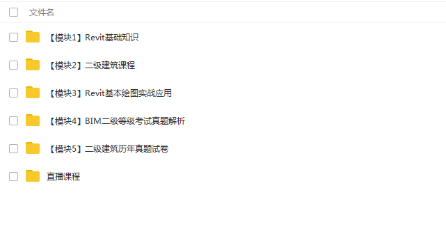 2019年全国BIM等级二级考试培训-建筑专业