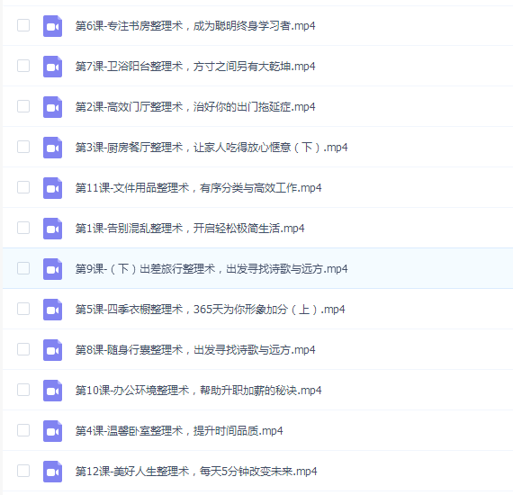 改变人生的实用整理术