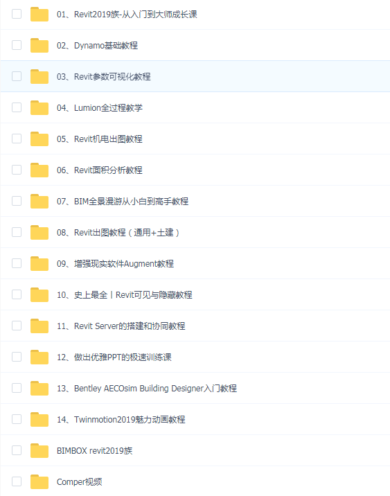 BIMBOX课程视频