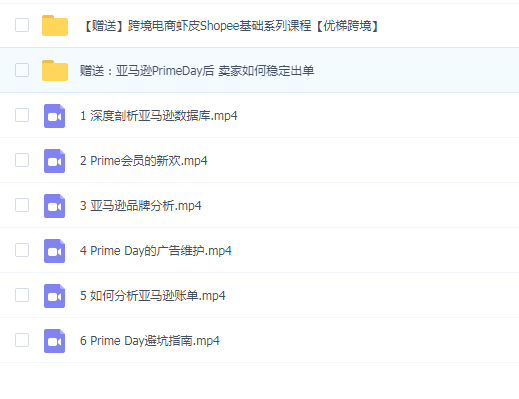 雨课·亚马逊卖家Prime day备战攻略(【赠送】跨境电商虾皮Shopee基础)