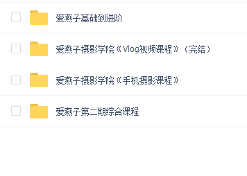 爱燕子摄影学四合一合集