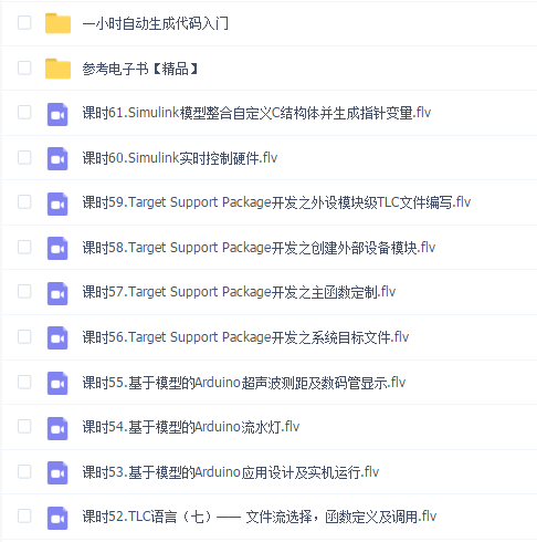 MATLAB Simulink仿真及代码生成技术