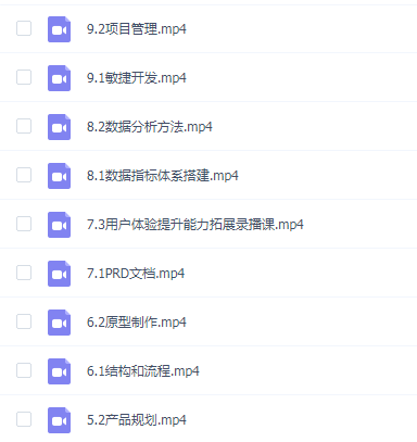 开课吧产品经理核心训练营(2020)
