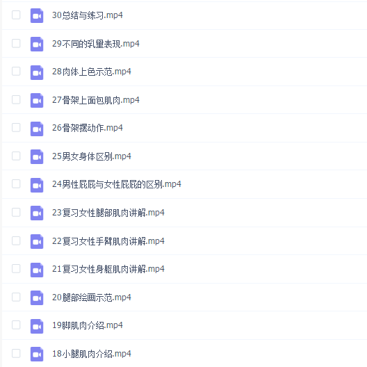 轻微课——人体骨骼人物绘画