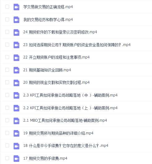 期货(外汇)零基础从入门到精通