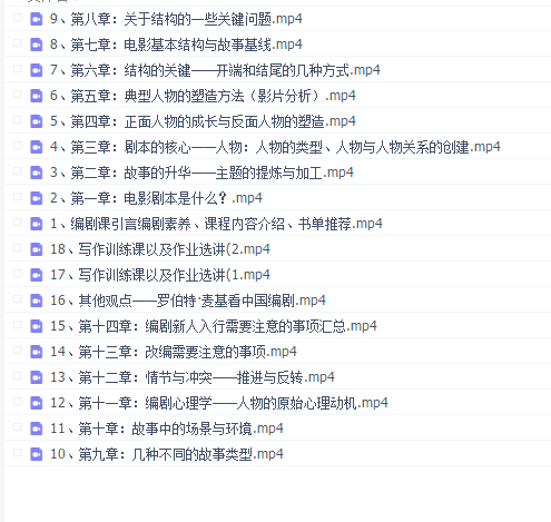 奚米编剧课 电影剧本写作技巧提升与影片分析