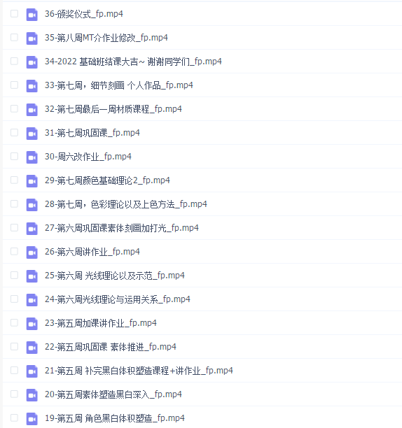 潘诚伟PanDa 2022角色基础班