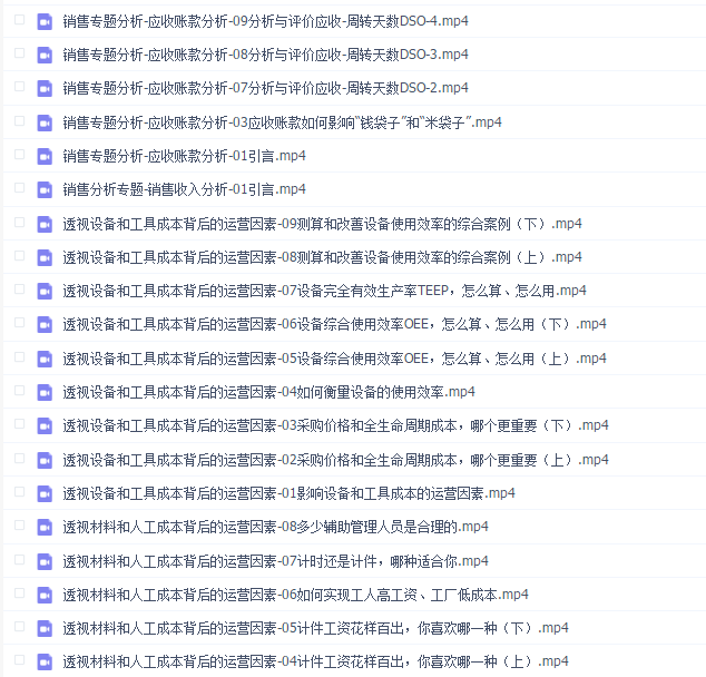 安越咨询-经营分析实战训练营价值