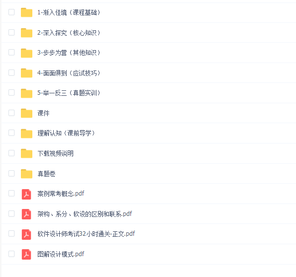 软考中级:软件设计师精品班12期
