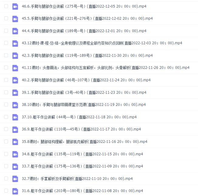 大木画画人体结构第7期2022
