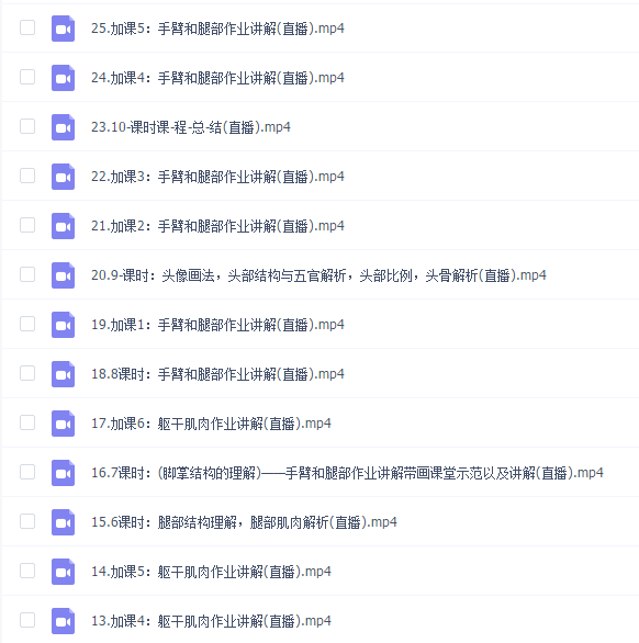 大木画画2022人体结构第五期