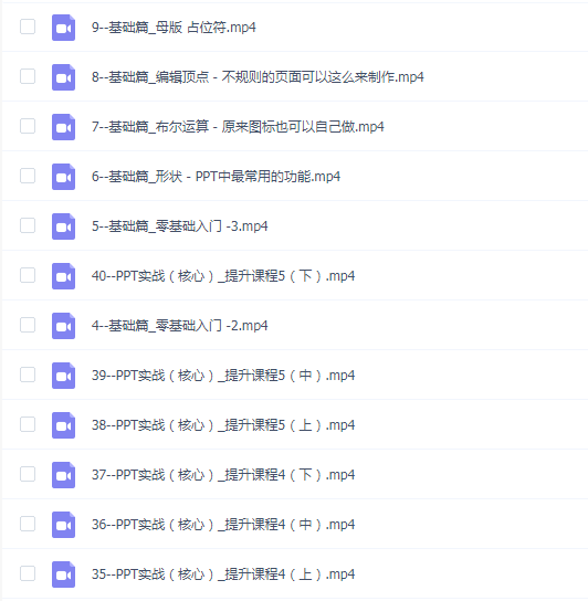 PPT进阶训练营第二期 从零基础到PPT设计师的进阶之路