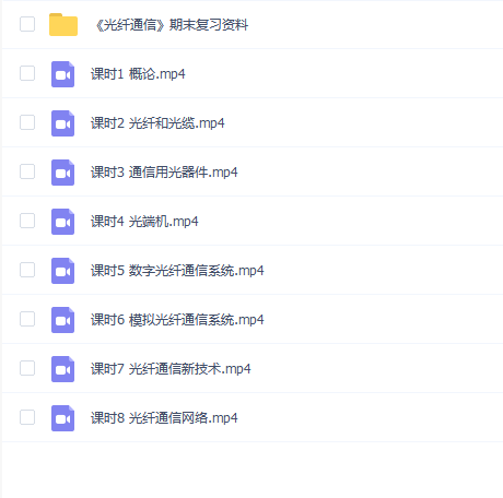 【光纤通信速成】光纤通信速成期末考试不挂科期末突击课