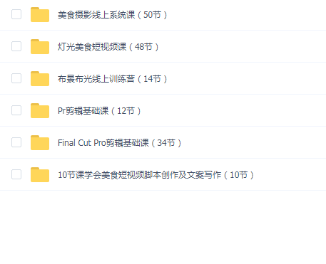 旧食课堂摄影课大合集