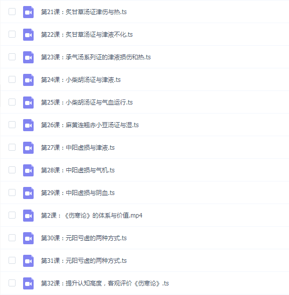 史强伤寒体系与临床思维