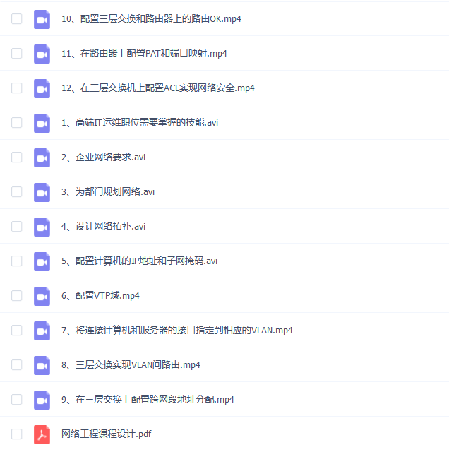 韩立刚老师门徒级课程第一阶段:CCNA提高篇-企业网络设计视频课程