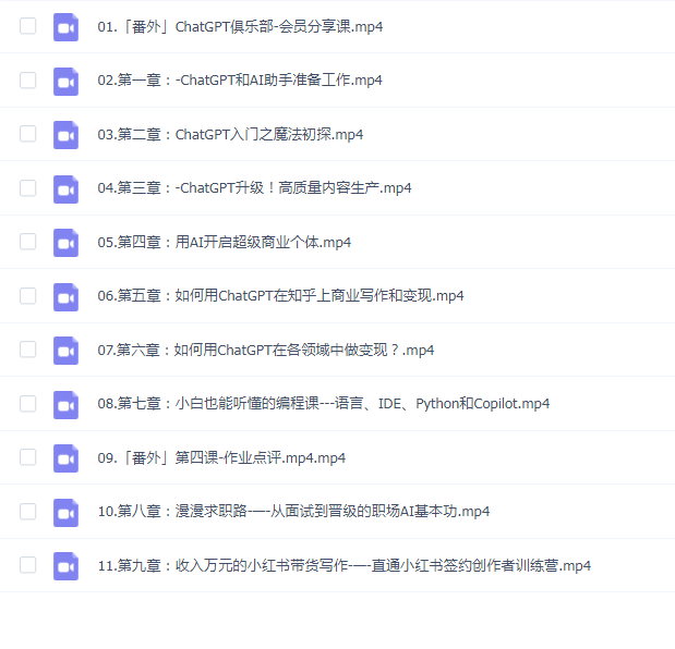 ChatGPT俱乐部 - 商业创作和应用训练营