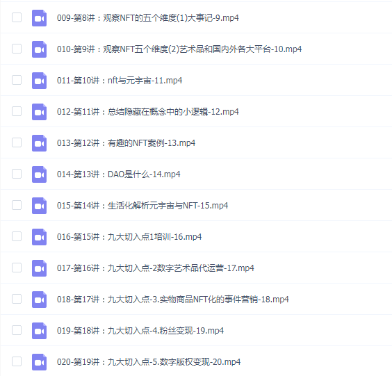 元宇宙NFT行业入门必修课