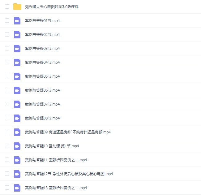 刘兴鹏大夫心电图时间3.0版