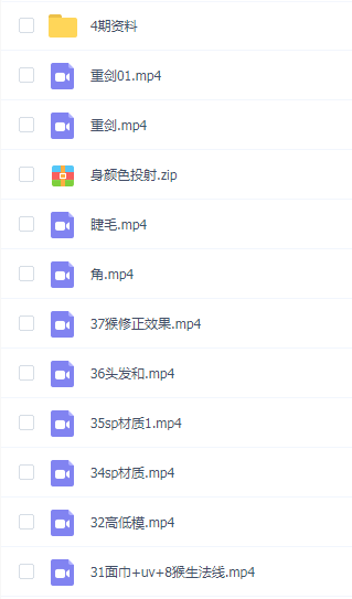 次时代角色4期