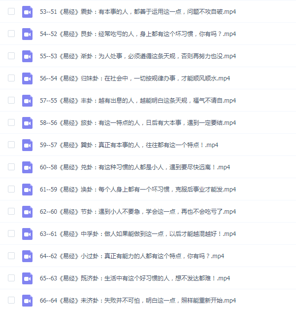 【雅鑫】64节Y经思维课国学智慧格局