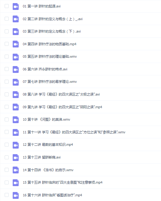 齐永老师初级脐针