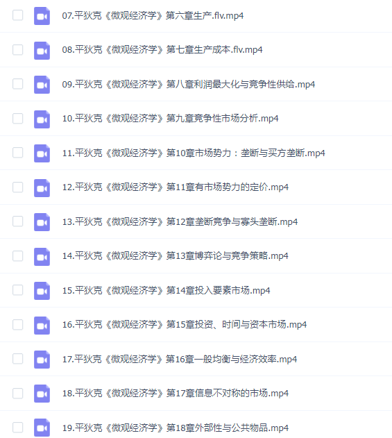 2023经济学平狄克《微观经济学》考研核心知识点精讲班
