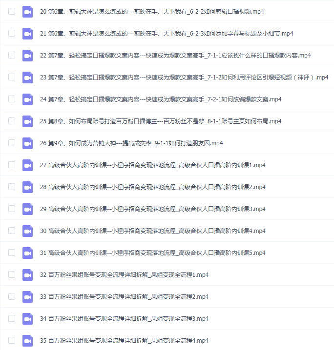 高级口播合伙人课程(2024),教你高效提升口播表达力