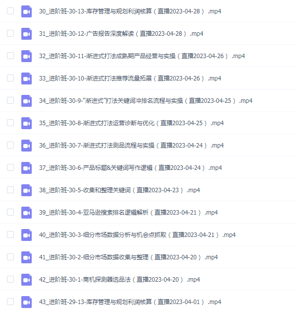 老陈聊跨境亚马逊FBA运营进阶班
