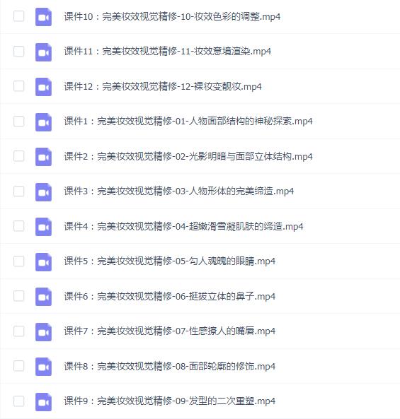 中艺影像-PS完美妆效视觉精修中文教程