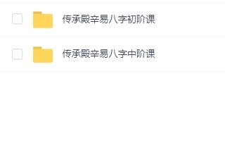 【国学系列】传承殿辛易八字初阶课+中阶班